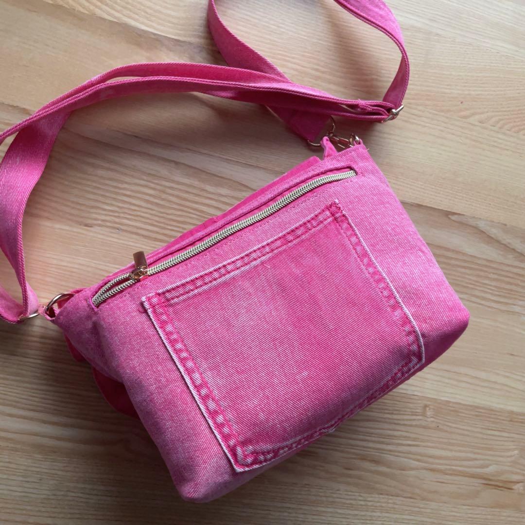 ピンク デニム リメイク セット