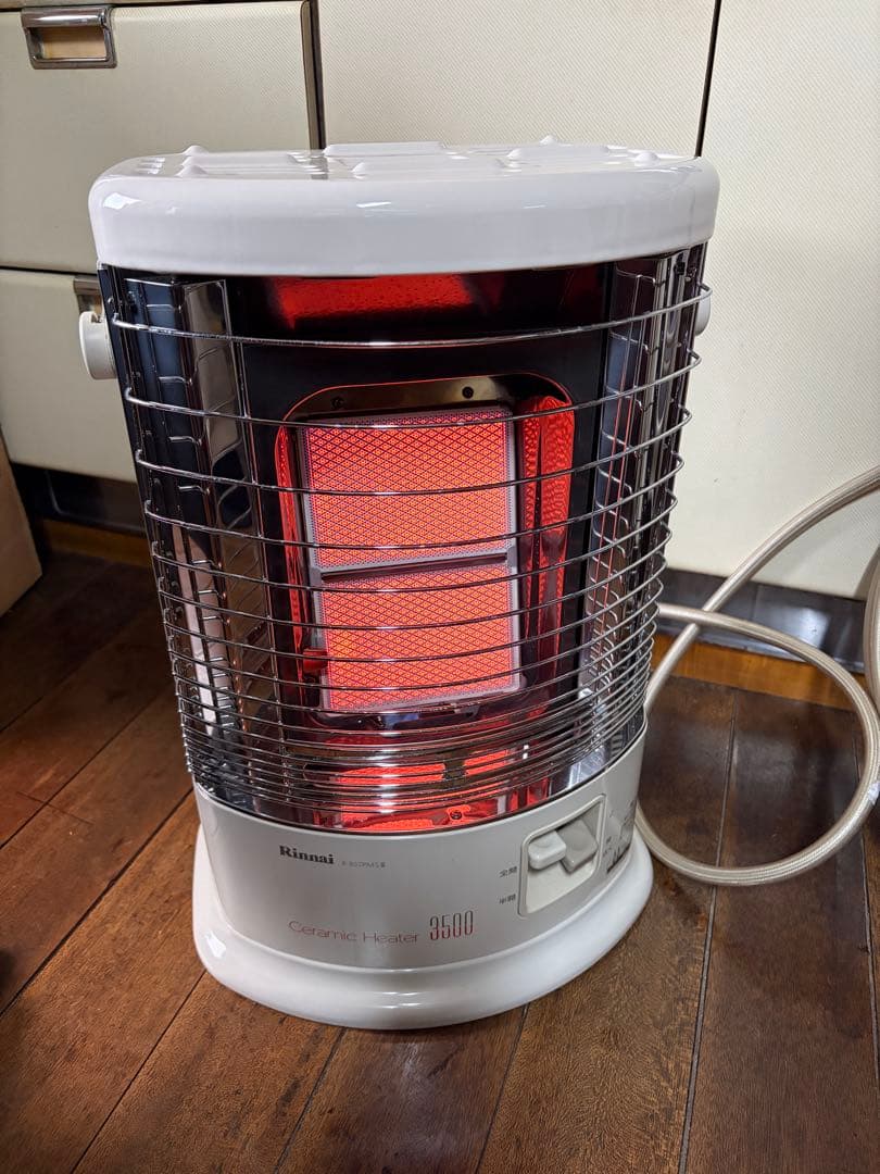 Rinnaiリンナイ都市ガス赤外線ストーブR-852PMSⅢ 美品　動作確認済