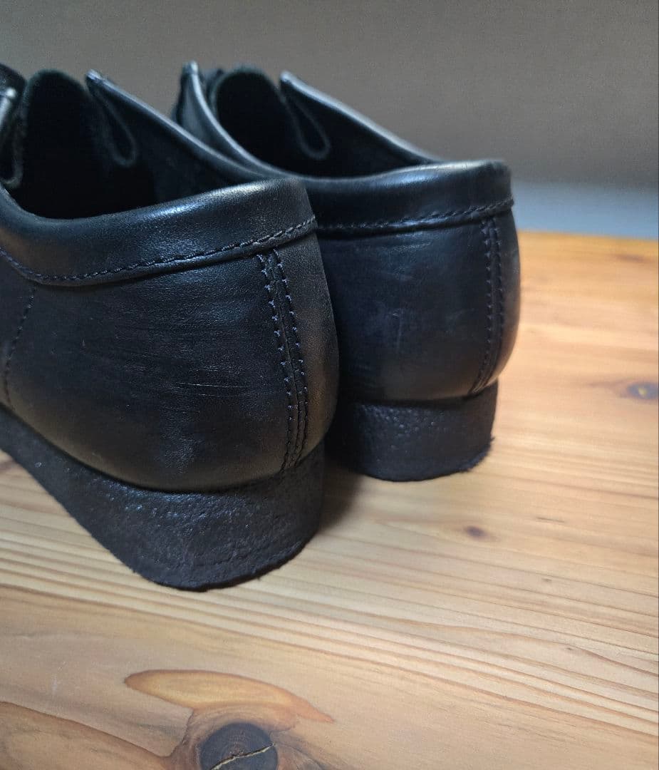 Clarks クラークス ワラビー ブラック　レザー