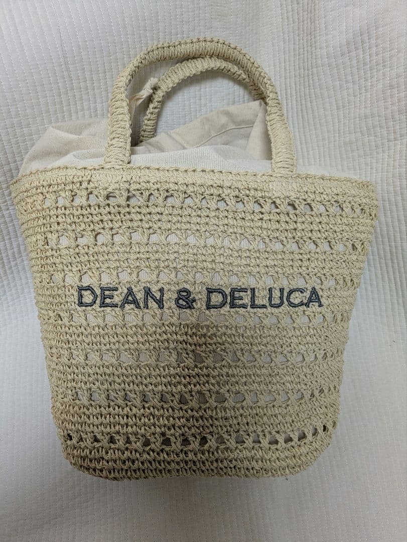 ディーン&デルーカBEAMS COUTURE クロッシェバスケットバッグM