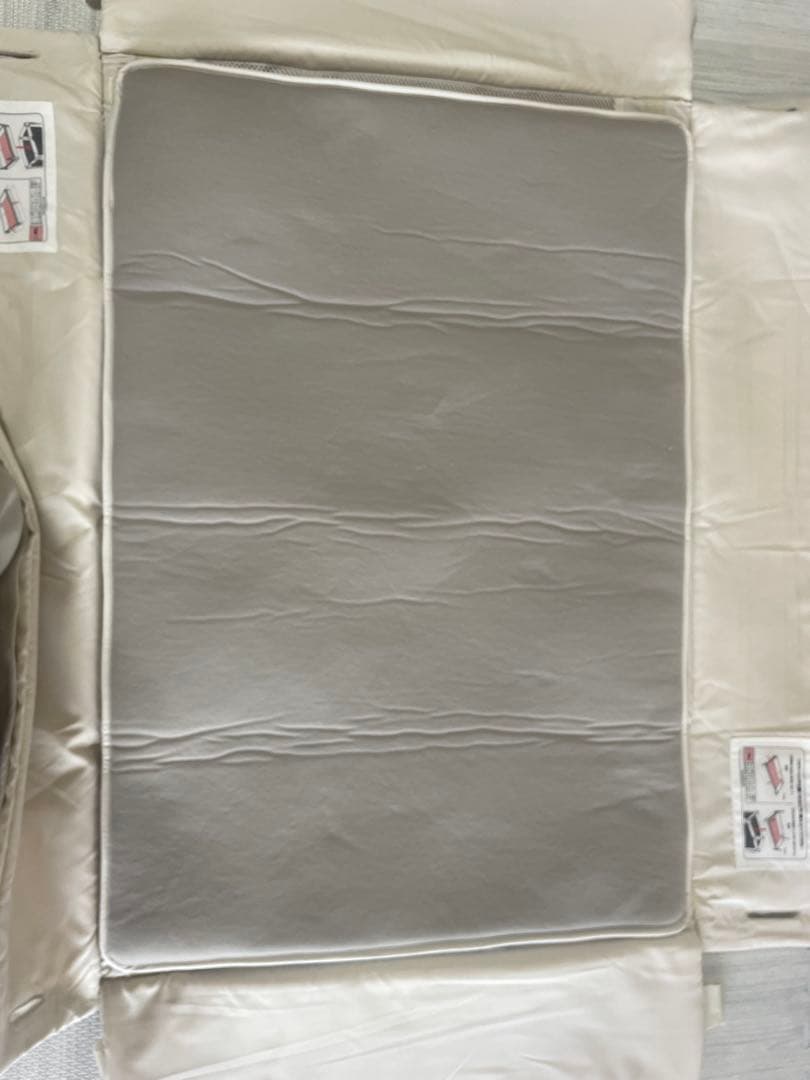 状態良好✨Aprica ココネルエアープラス AB ホワイトグレー　 収納袋付属