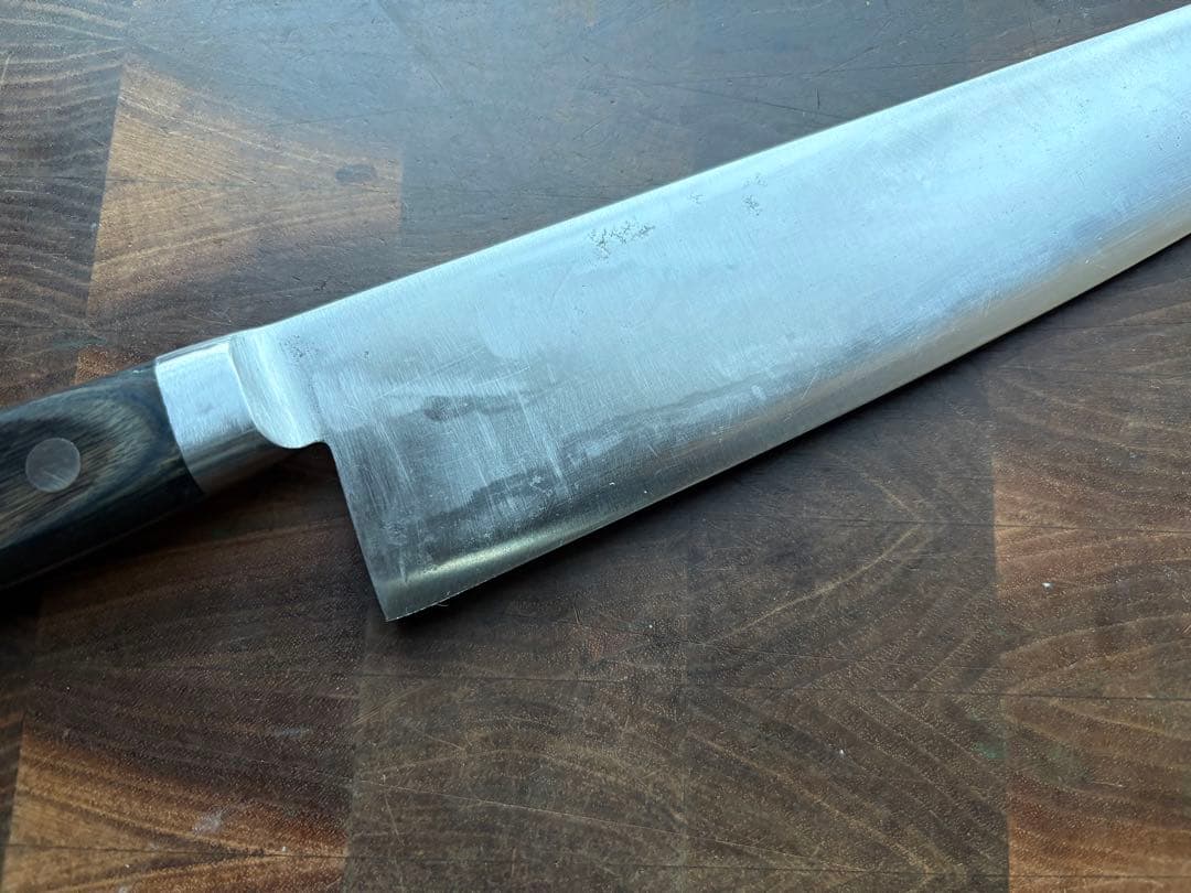 堺一文字光秀　Sword 切付　牛刀　7寸　270mm 包丁　洋包丁　VG1