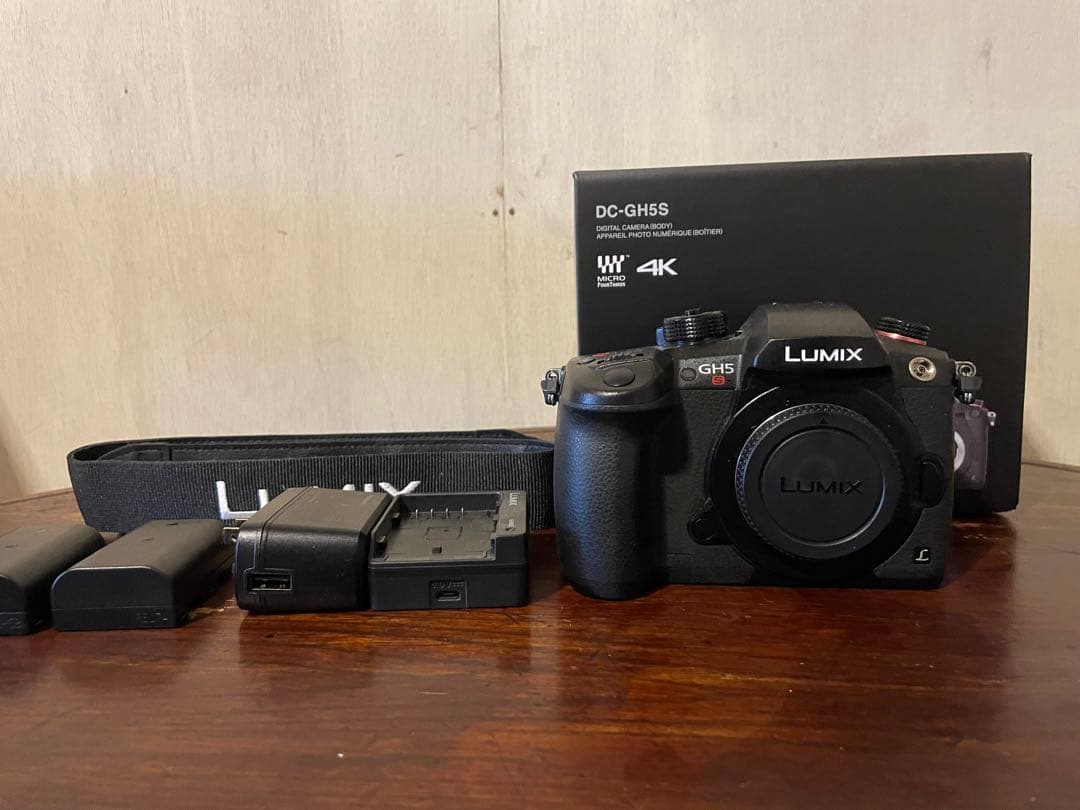 LUMIX GH5S ミラーレスカメラ 純正バッテリー2個付き