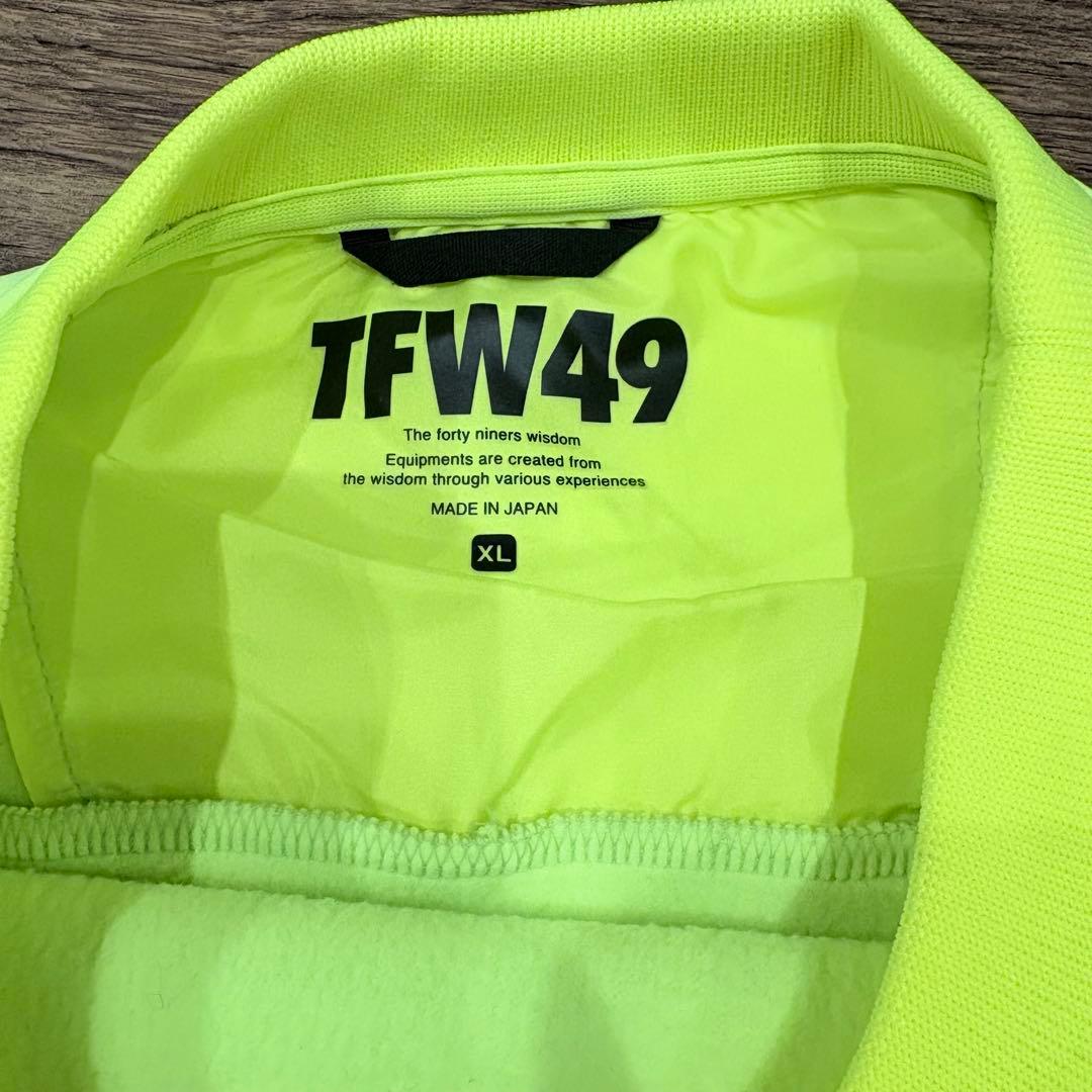 TFW49 クルーネック crewneck ゴルフ ジャケット 蛍光イエロー