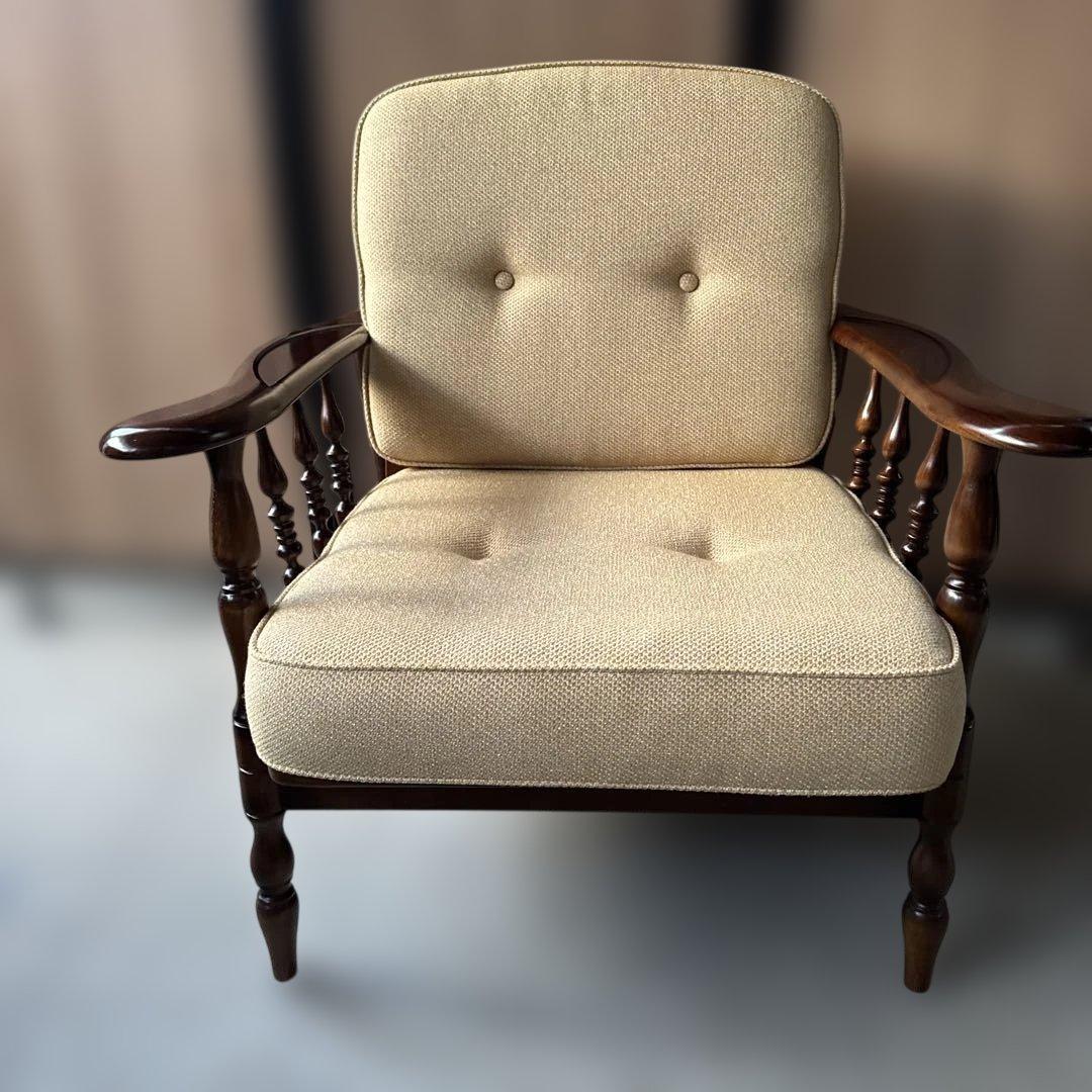 Karimoku60 カリモク60 フレームチェア 1シーター　 ヴィンテージ