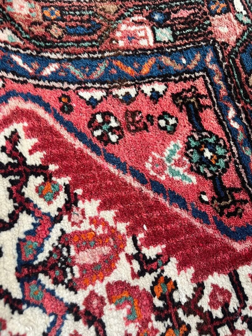 ピンク　ヴィンテージ　トライバルラグ　⭐︎出品6月頭まで