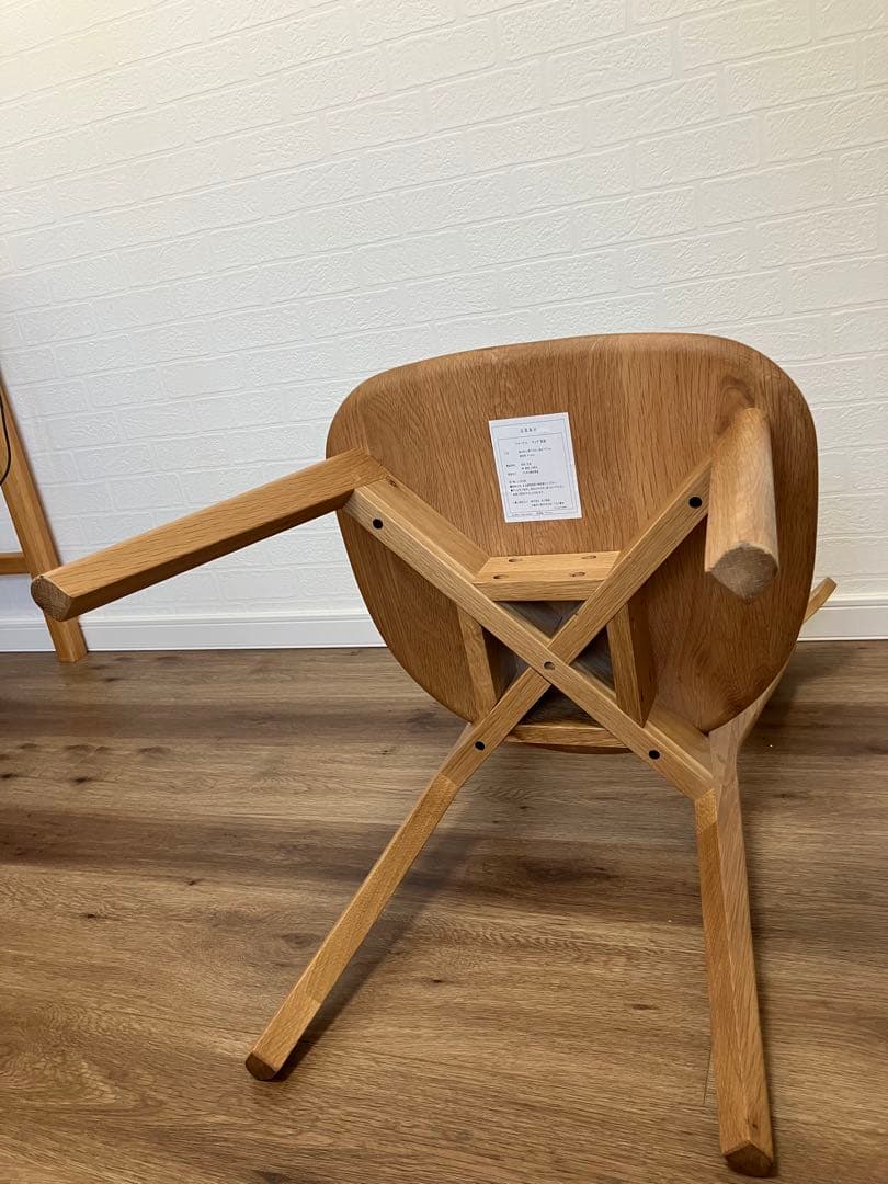 大川家具　ダイニングチェア1脚　④