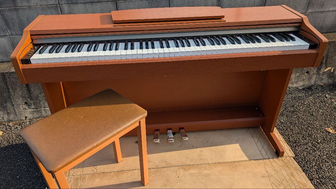 送料込み YAMAHA 電子ピアノ YDP-J7000 04年製激美品激可愛い♥