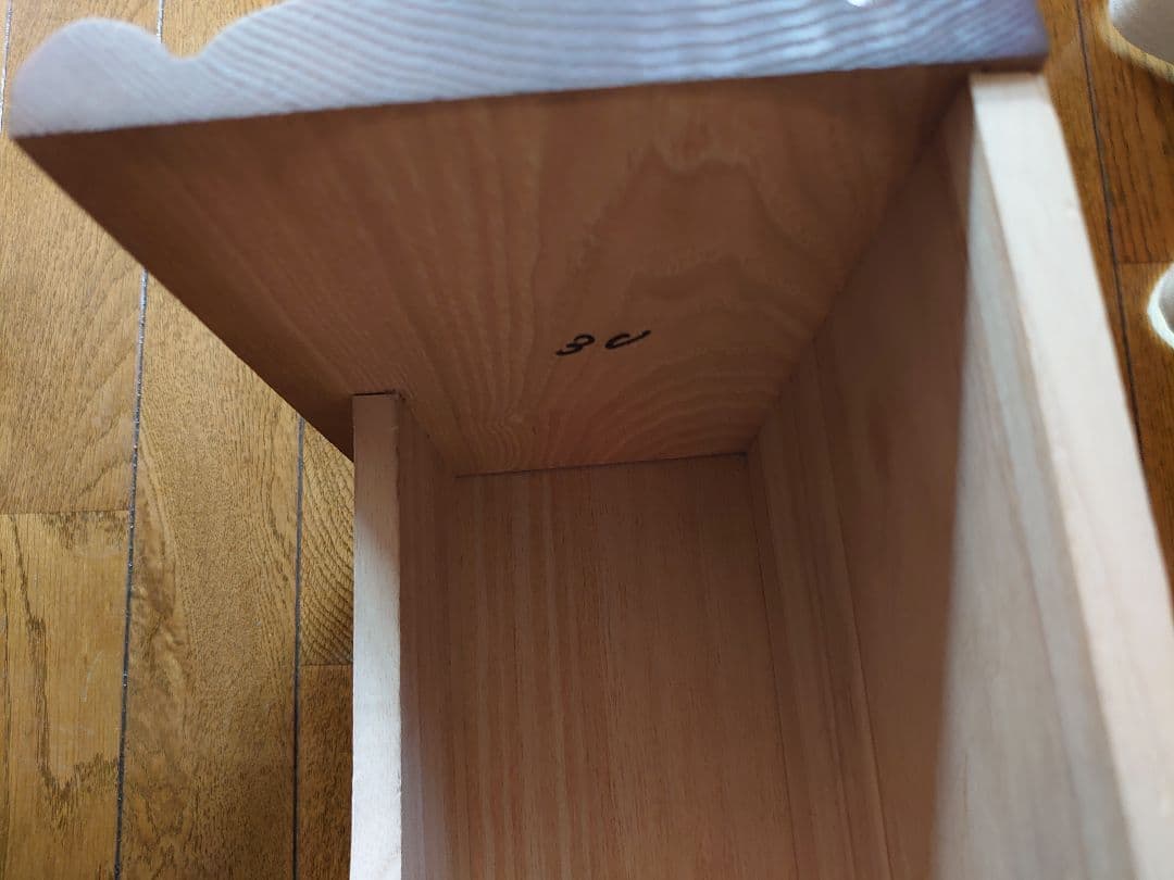 アンティーク レトロ ドレッサー 鏡台 すずらんライト (椅子は別ページ出品中)