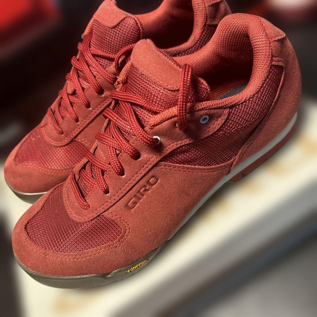 GIRO ビンディングシューズSpd ペダル金具付きサイズ25cm