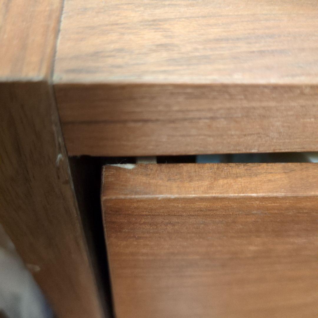 無印良品 キャビネット 2種引き出し付き ウォールナット 約28×80×81cm