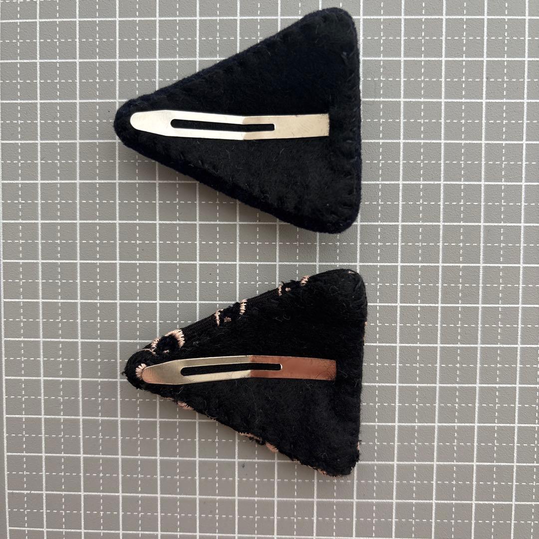 ④4 ミナペルホネン パッチンピン ヘアアクセサリー ハンドメイド