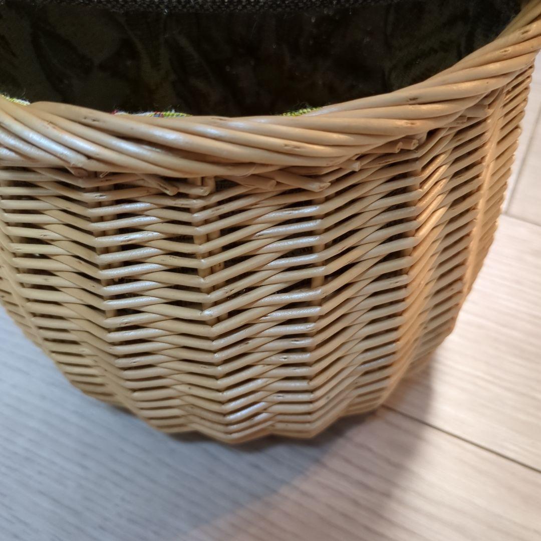 新品 KIYATA 動物バスケット ネコ かごバッグ キヤタ