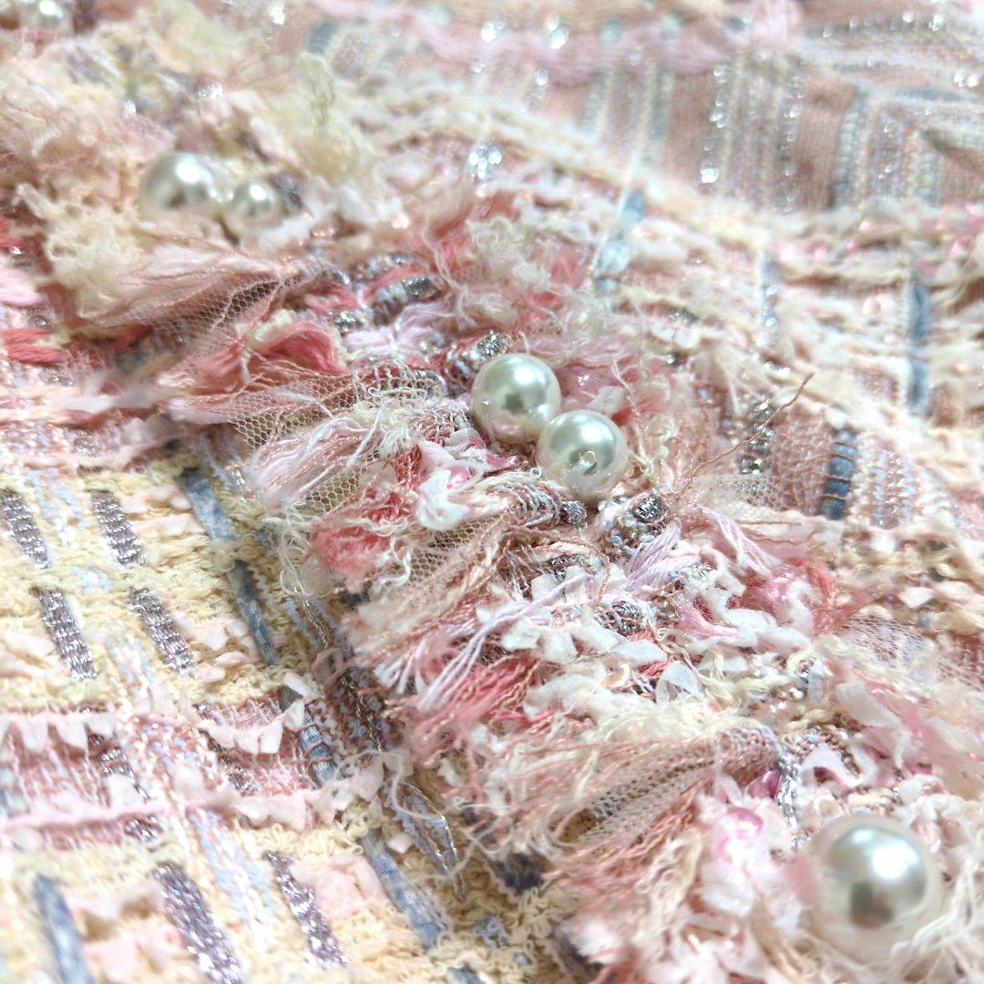 最高級✨️Rene MALHIA KENT社製 ツイードノースリーブワンピース