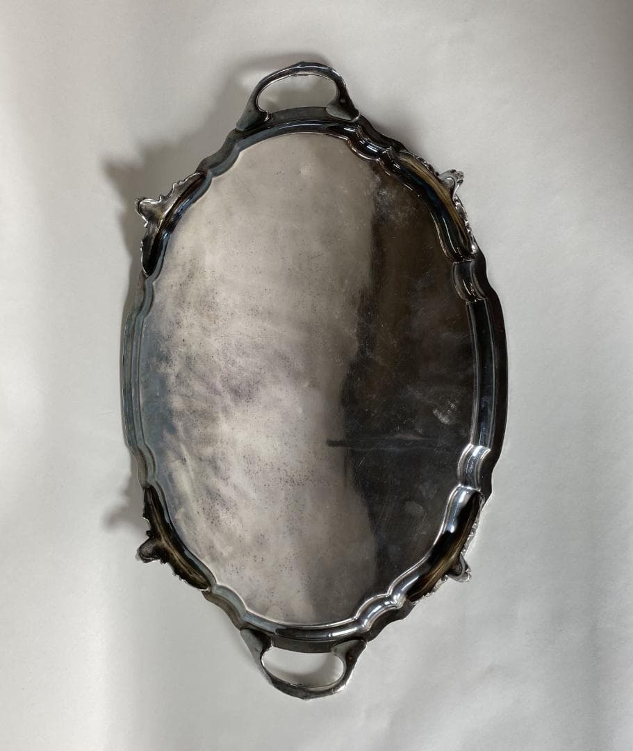 イギリス アンティーク Silver Tray