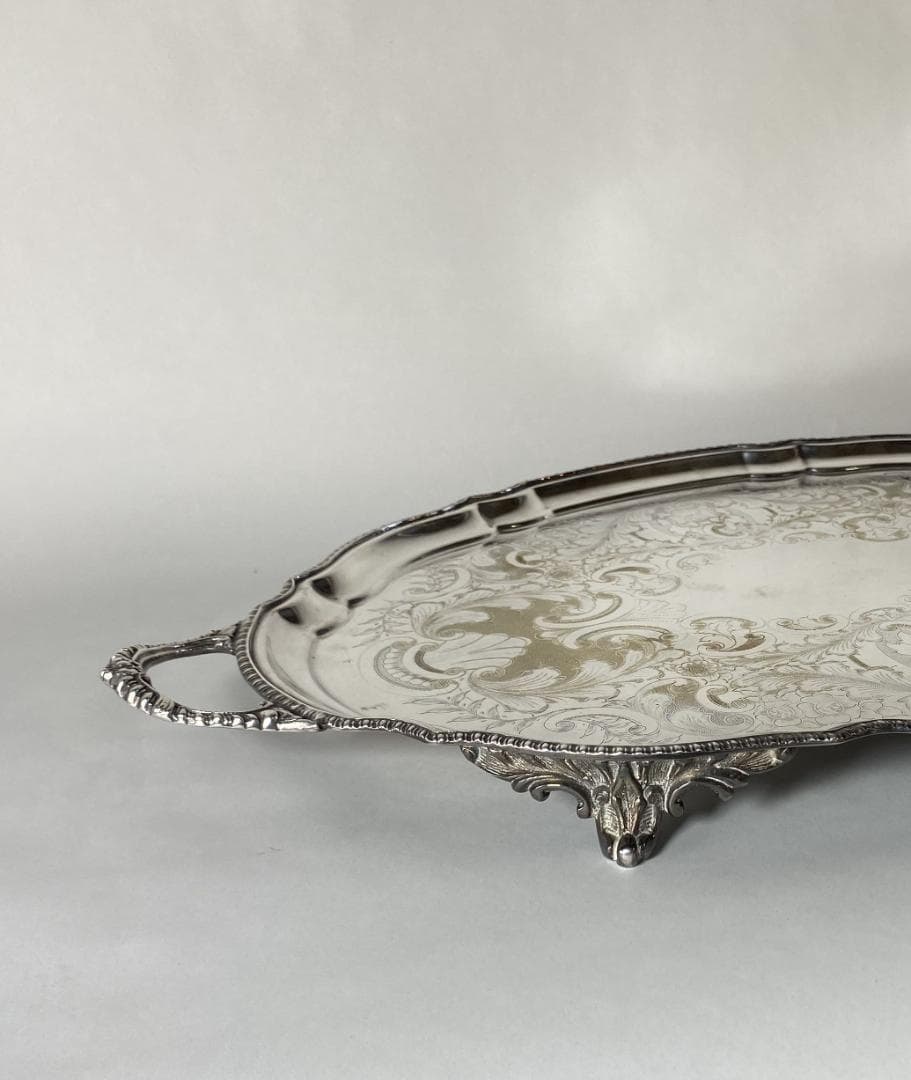 イギリス アンティーク Silver Tray