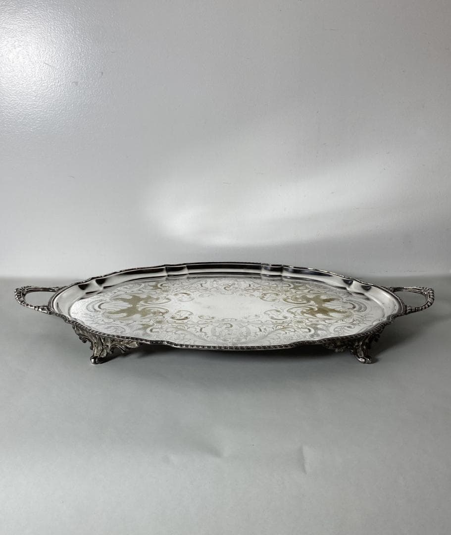 イギリス アンティーク Silver Tray