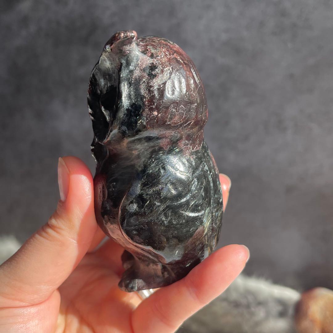 ガーネット ヌーマナイト フクロウ