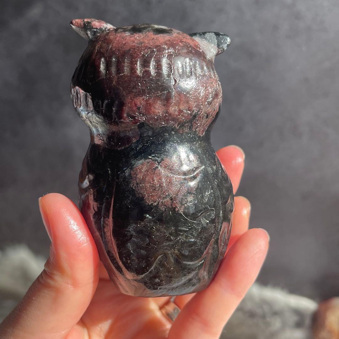 ガーネット ヌーマナイト フクロウ