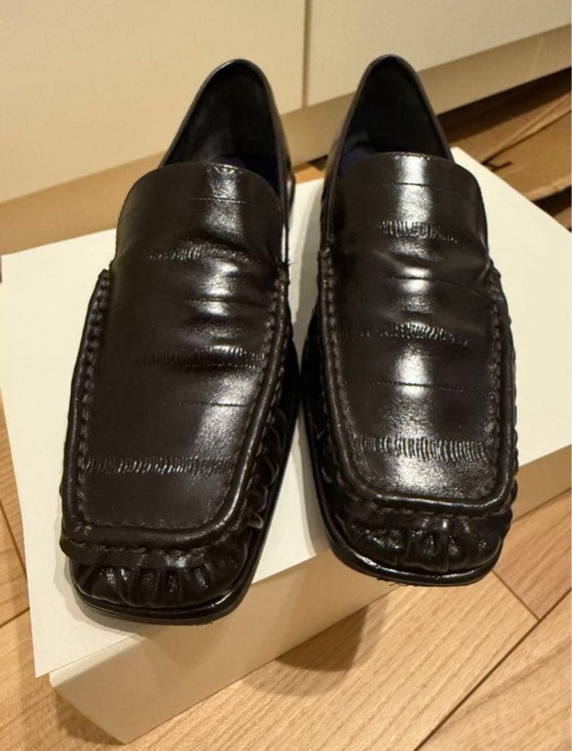 【TODAYFUL】36/Squaretoe Gather Loafers