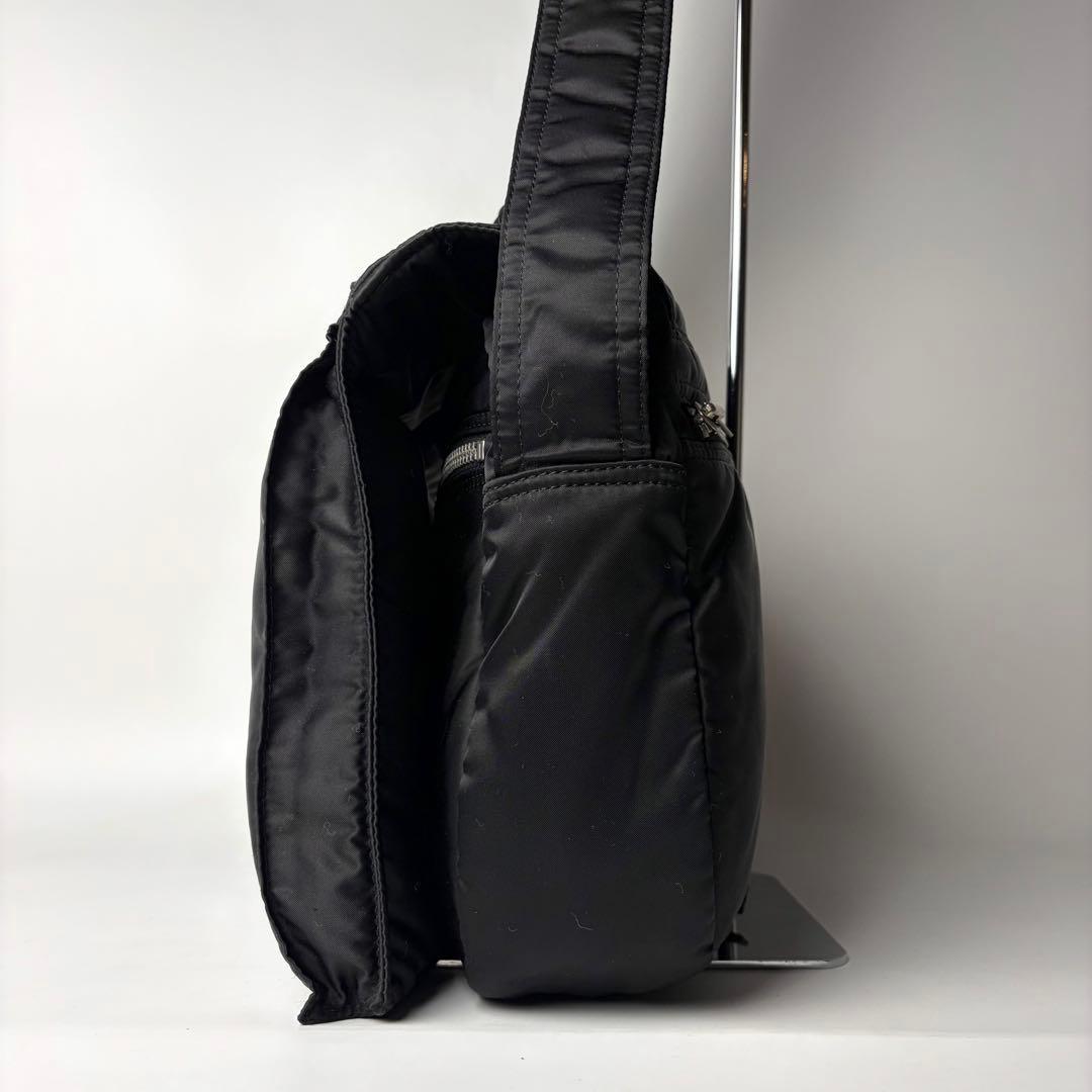 ポーター タンカー ヘルメットバッグ フラップ 2way ブラック大容量