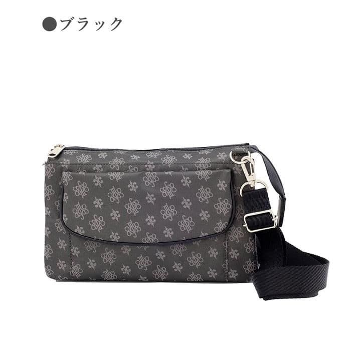 新品 ヤマト屋 NUVO お財布ショルダーバッグ ブラック