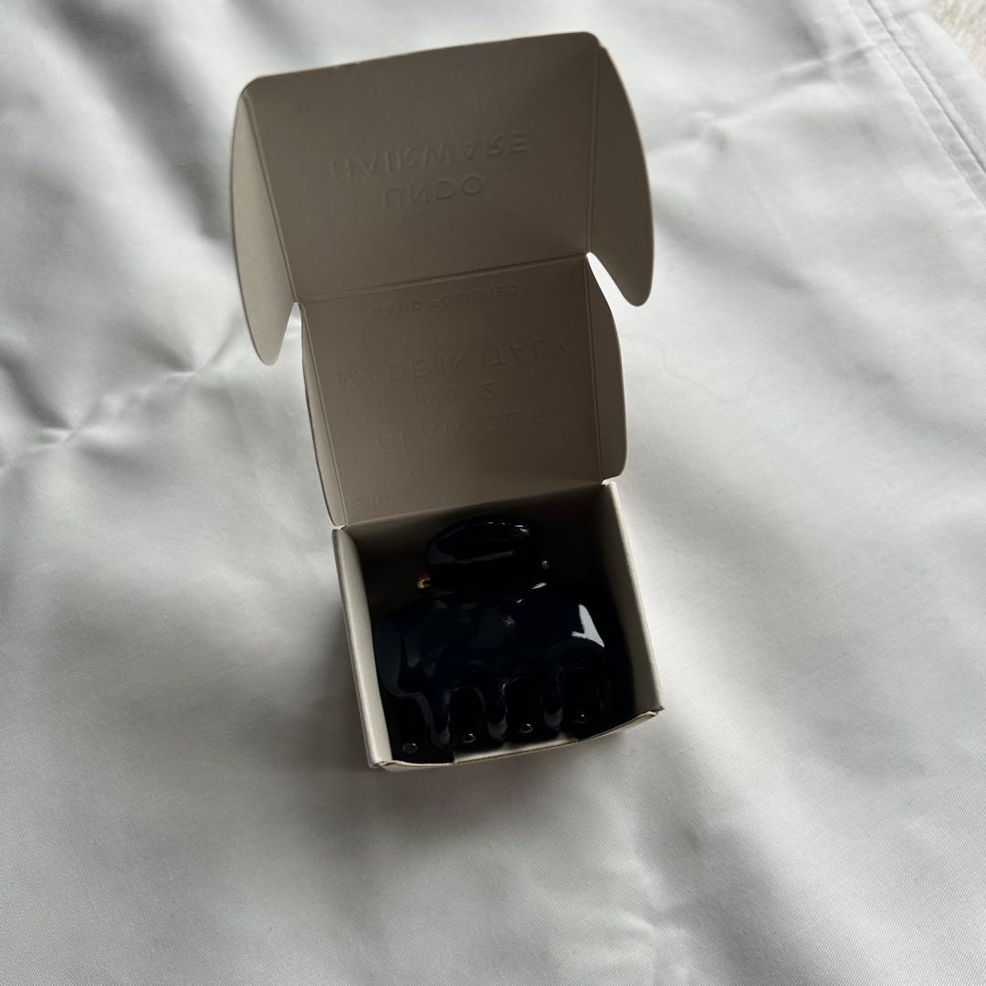 【新品未使用】UNDO ヘアクリップ　ミッドナイト　黒　ネイビー　No.2