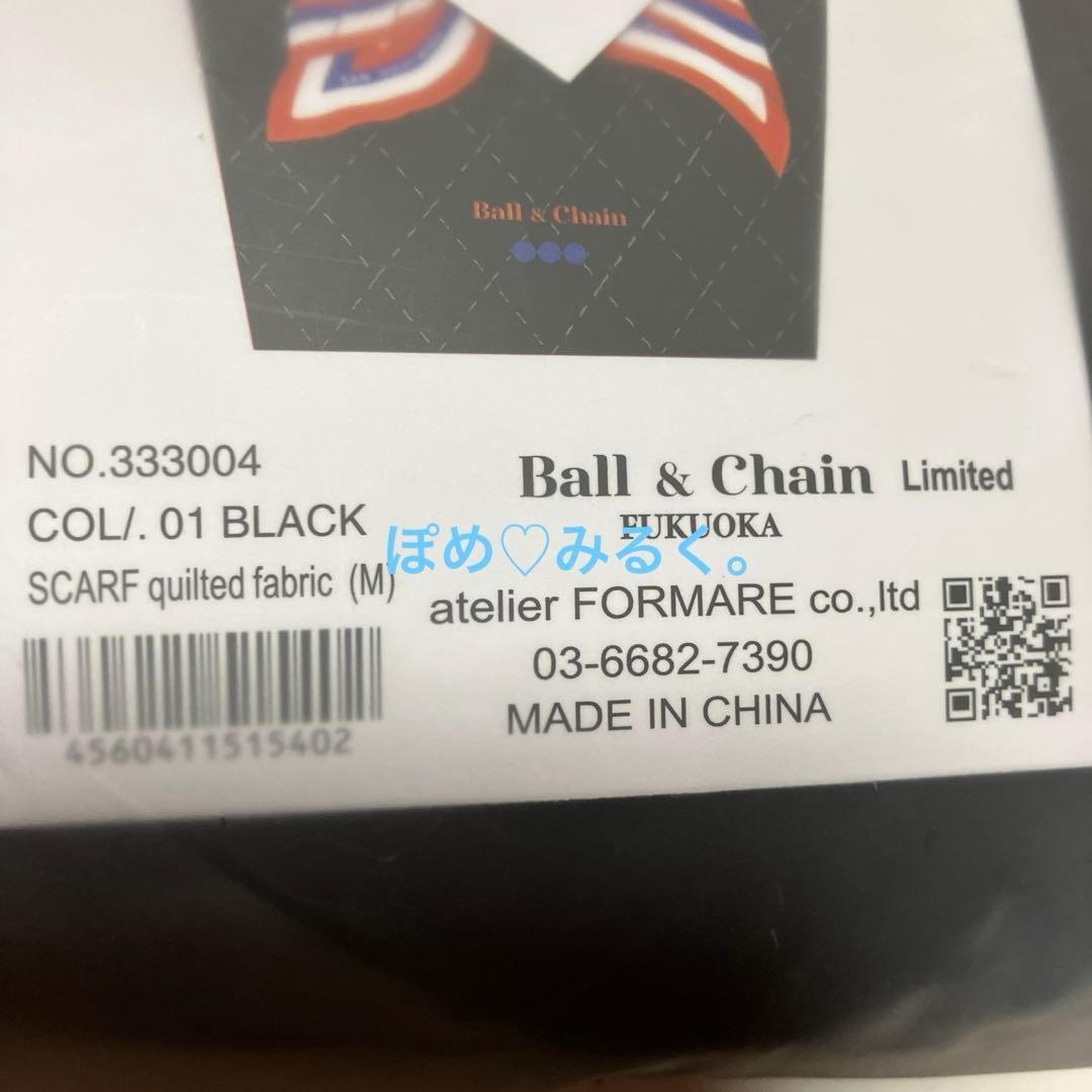 【限定品】Ball&Chain福岡★トリコロールエコバッグMサイズ♡ブラック