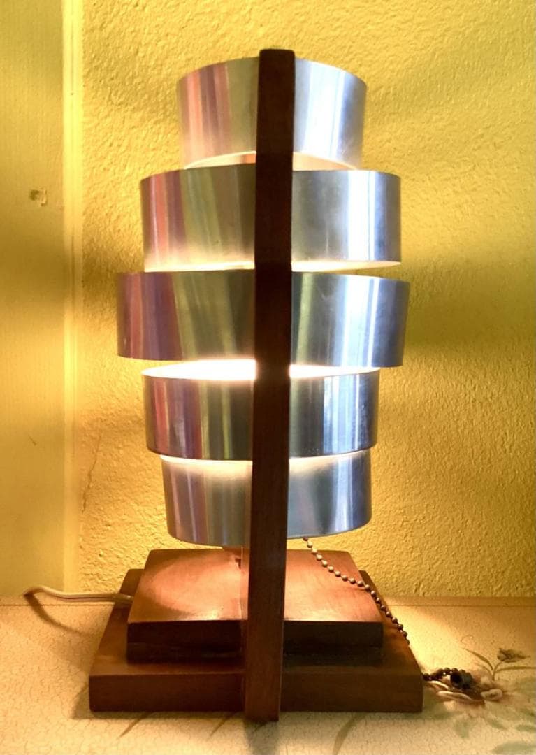 ★アルミ製 スチール製 テーブルランプ スタンドランプ ヴィンテージ 希少