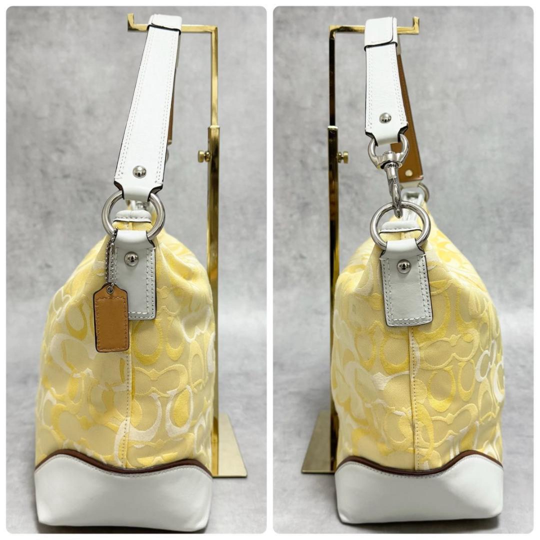 バッグ Rare COACH Yellow Signature One Shoulder