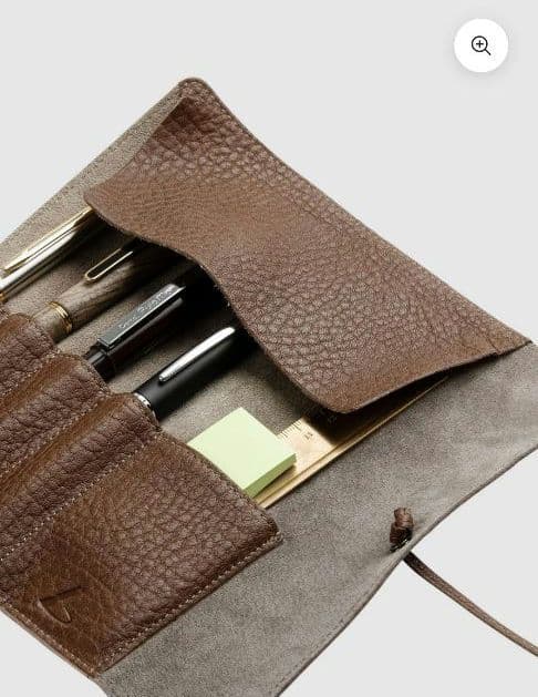 土屋鞄製造所　トーンオイルヌメロールペンケース　¥15400