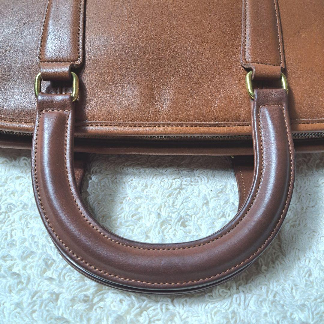 COACHオールドコーチ　2way ショルダーバッグ　ブラウン肩掛けハンドバッグ