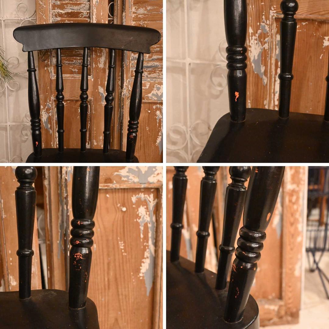 L3710-112 英国アンティーク ウィンザーチェア ペイントチェア キッチン