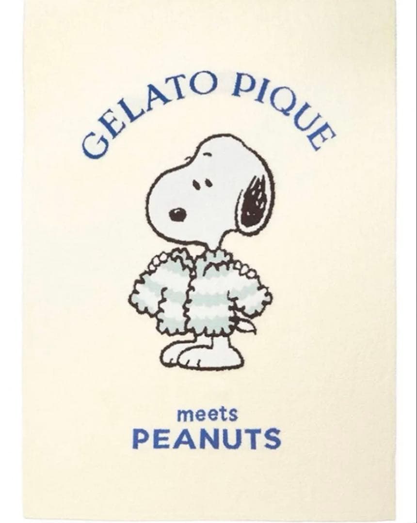 gelato pique スヌーピー 【PEANUTS】ジャガードマルチカバー