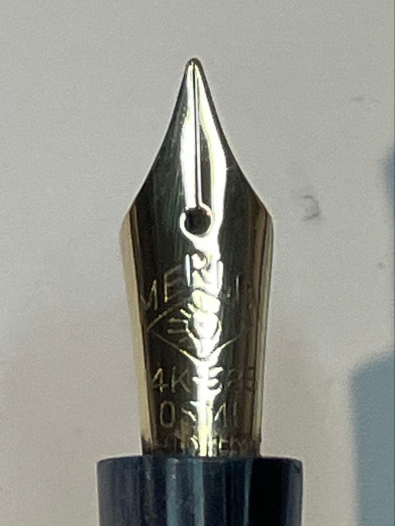 MERLIN　lady 万年筆　1950's ストライプ　EF　Ladyサイズ