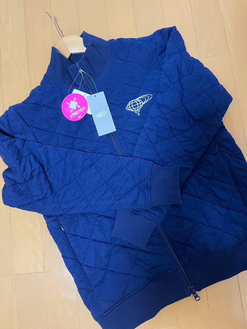 BEAMS GOLF ネイビーキルティングジャケット【新品未使用】サイズＬ