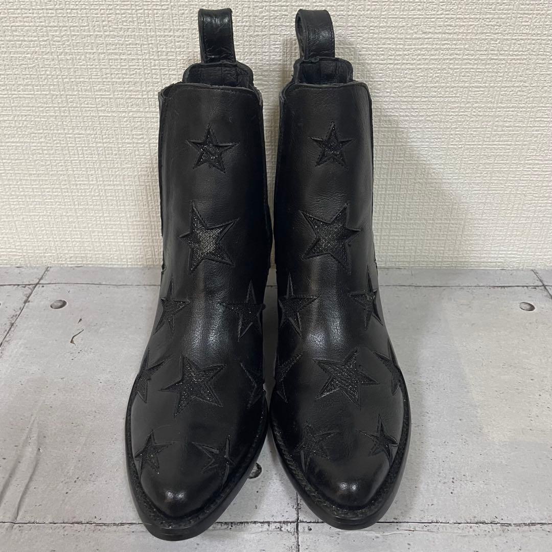 OLD GRINGO オールドグリンゴ ウエスタンブーツ　星　レザー　黒