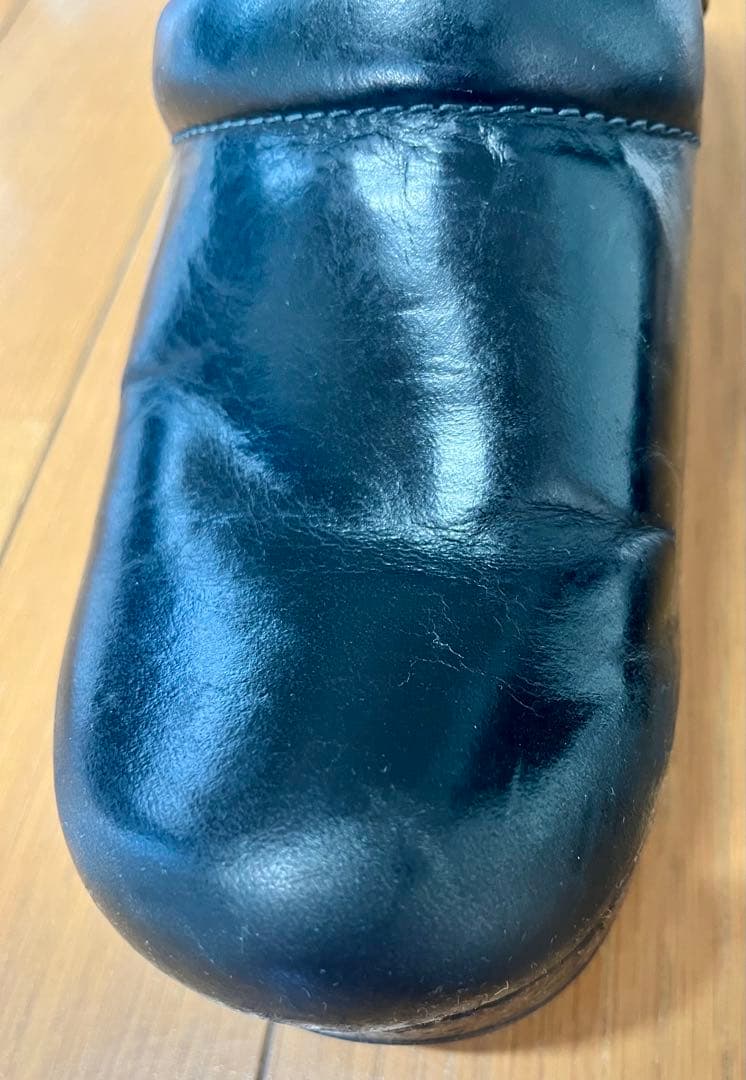 靴 dansko Professional Oiled Pull Up37 Blue