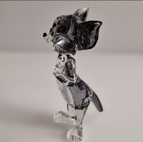 【極美品】SWAROVSKI　スワロフスキー　トムとジェリー　トム　置物