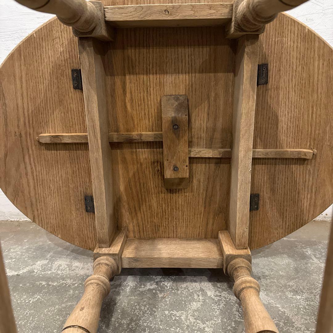 nozドロップリーフテーブル　　サイドテーブル　剥離