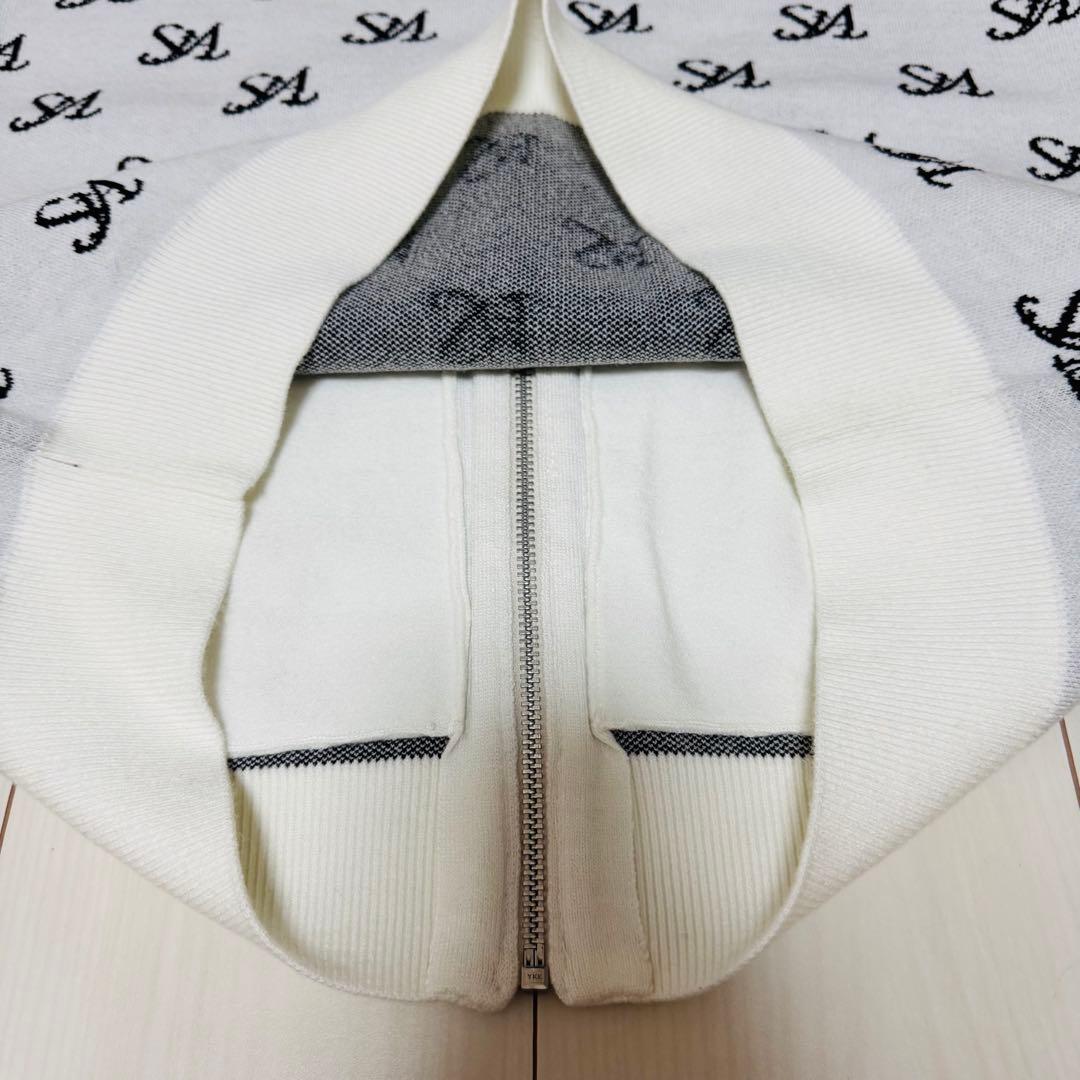 St ANDREWS 12G STAロゴジャガード ニットブルゾン メンズ AW