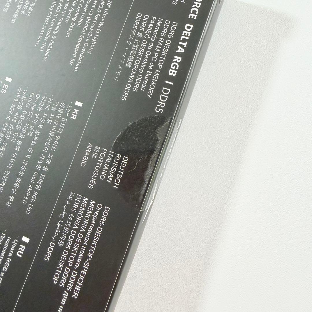 【新品未開封】T-FORCE RGB DDR5-6000 32GB（16GBx2