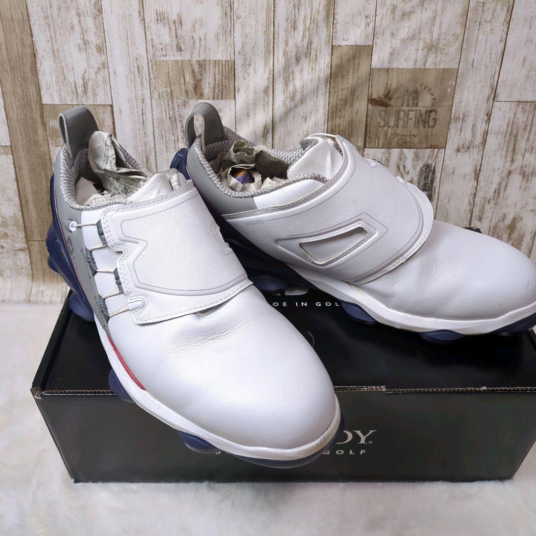 極美品 フットジョイ BOA ゴルフシューズ ソフトスパイク 53375J