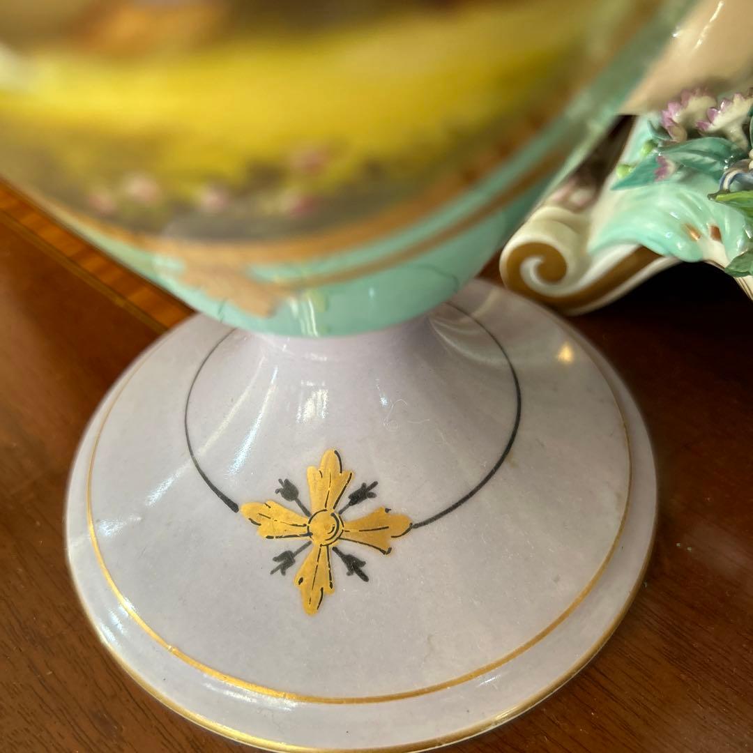 アンティーク　コンポート花瓶、、