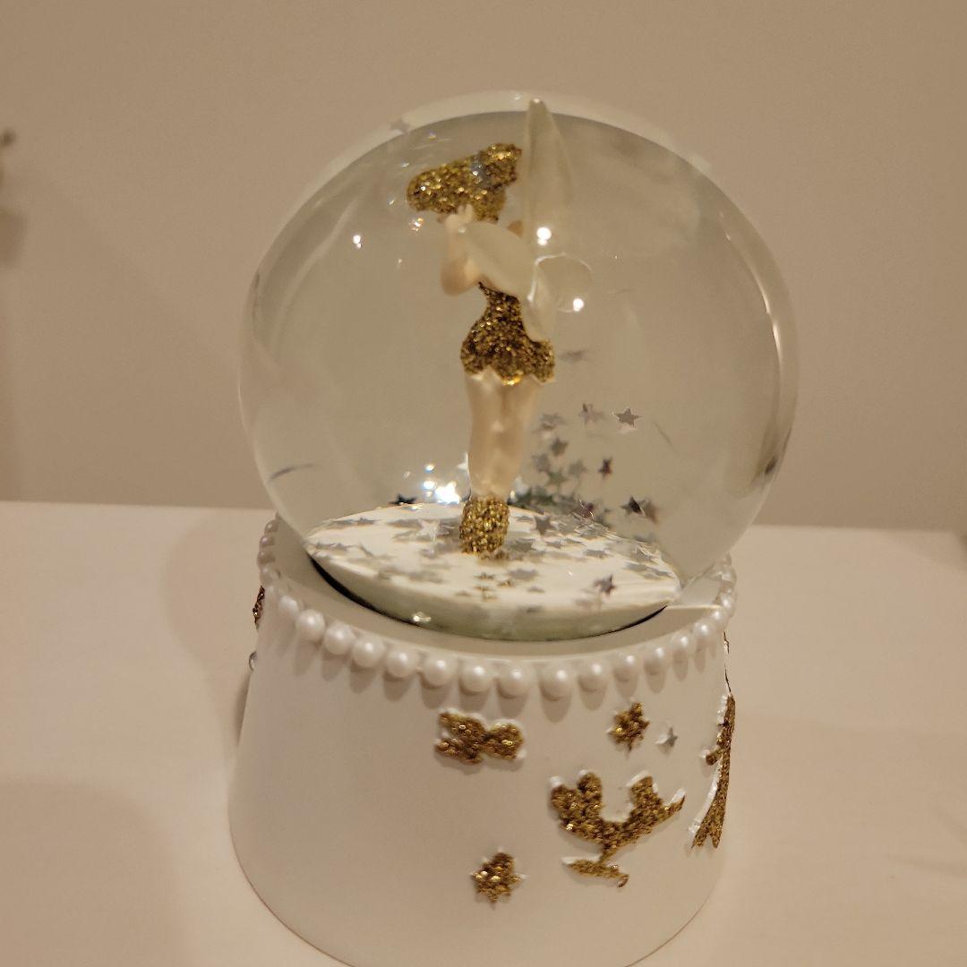 ディズニーストア ティンカーベル スノーグローブ ライト セット