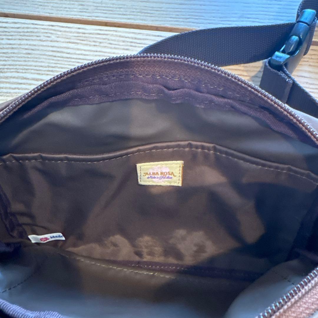 ALBAROSAブラウン ボストンバッグ ウエストポーチセット