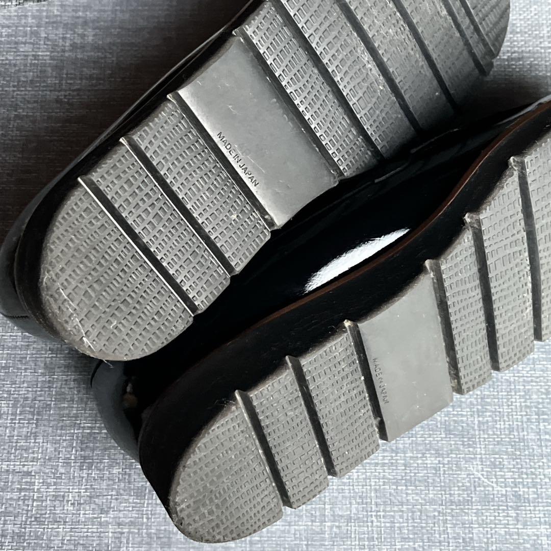 アルテミスバイダイアナ 厚底 エナメル タッセルローファー 黒 ブラック 美品