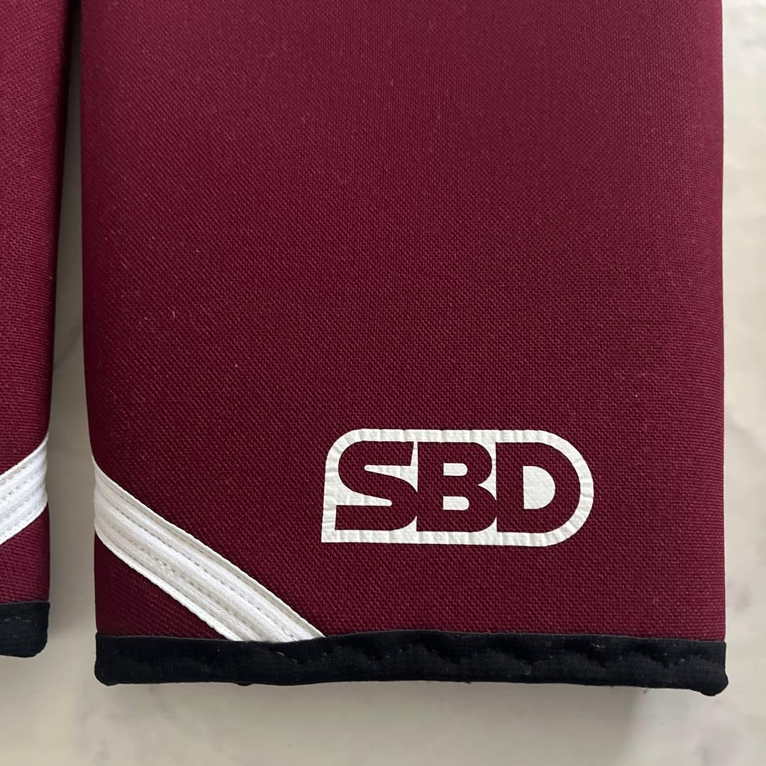 SBD Phoenix ウェイトリフティングニースリーブ バーガンディ XL