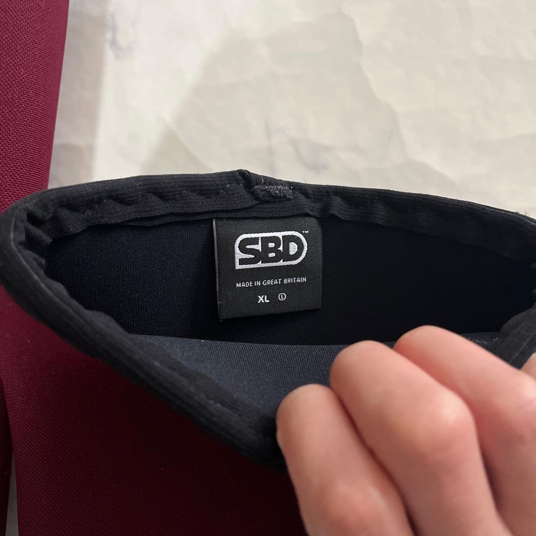 SBD Phoenix ウェイトリフティングニースリーブ バーガンディ XL