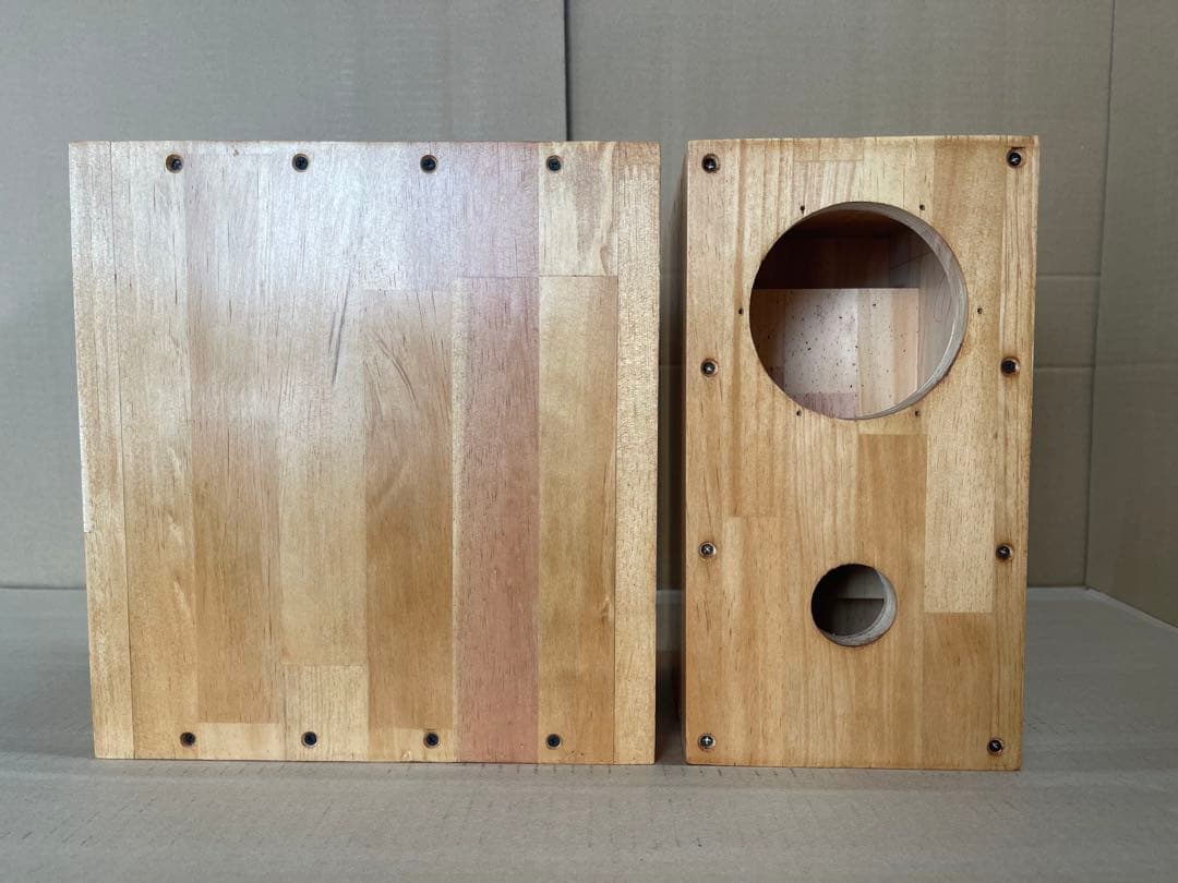 wooden5バスレフバックロード　自作スピーカー